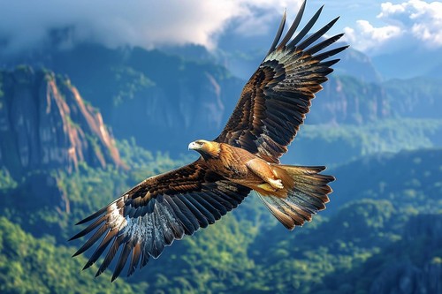 Flying eagle bird - eagle,