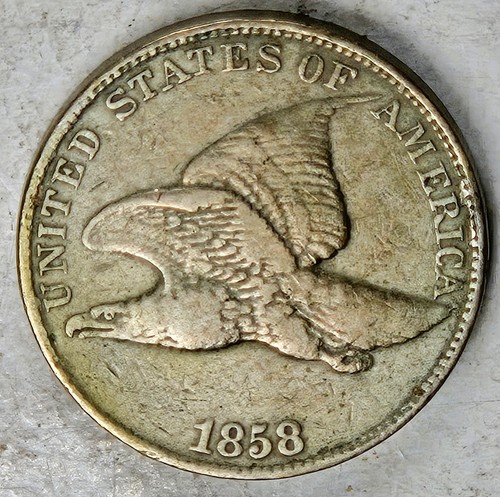 1858 flying eagle cent - cent,