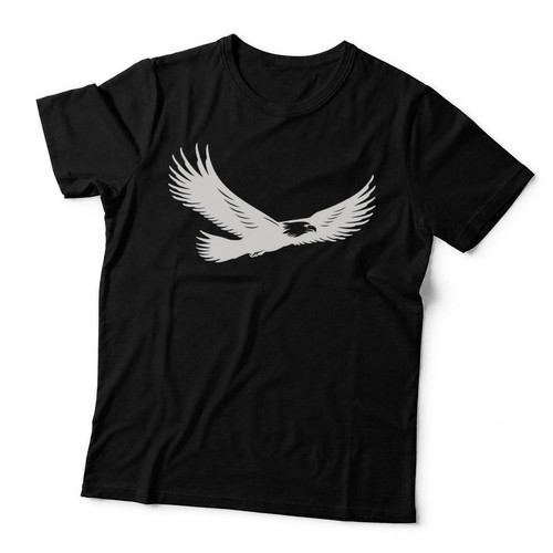 Flying eagle silhouette - flying,