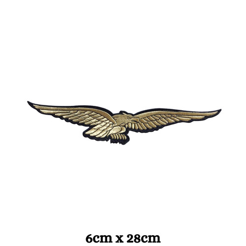 Flying eagle embroidery patch - embroidery,