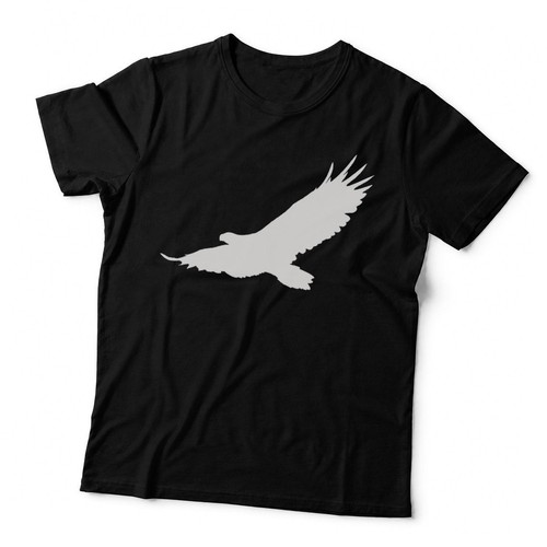 Flying eagle silhouette - flying,