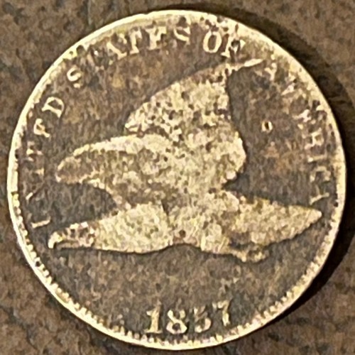 1857 flying eagle - 1857, cent