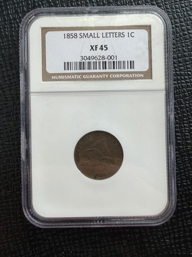 1858 small letters flying - 1858,