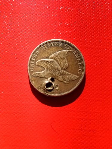 1858 usa flying eagle cent - usa,