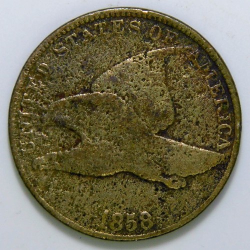 1858 flying eagle cent - cent, k389