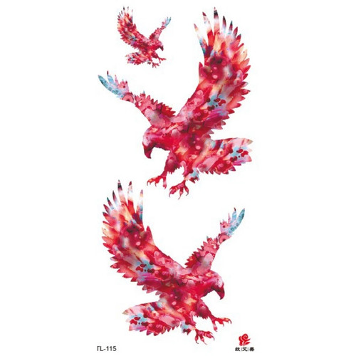 Flying eagle temporary - eagle, tattoo