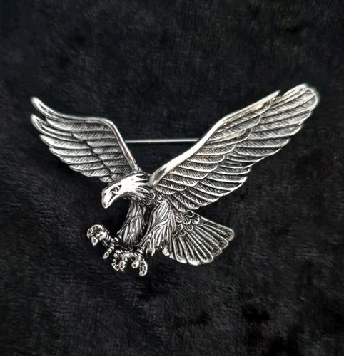 Flying eagle brooch vintage - brooch,