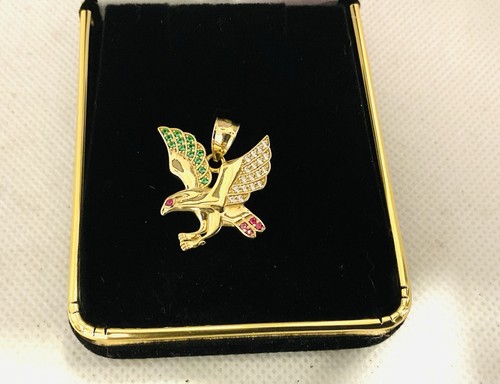 14k gold flying eagle - gold,