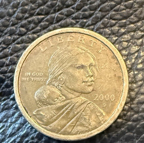 2000 sacagawea 1 coin - sacagawea, $1