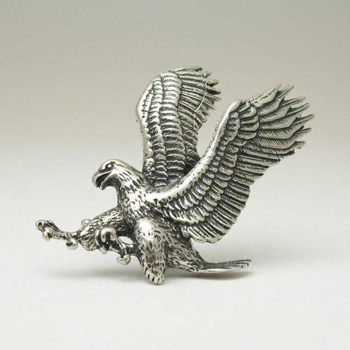 Sterling silver brooch - sterling, flying
