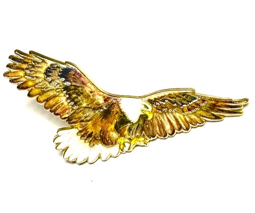 Beautiful flying eagle badge - flying,
