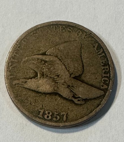 1857 flying eagle cent - 1857,
