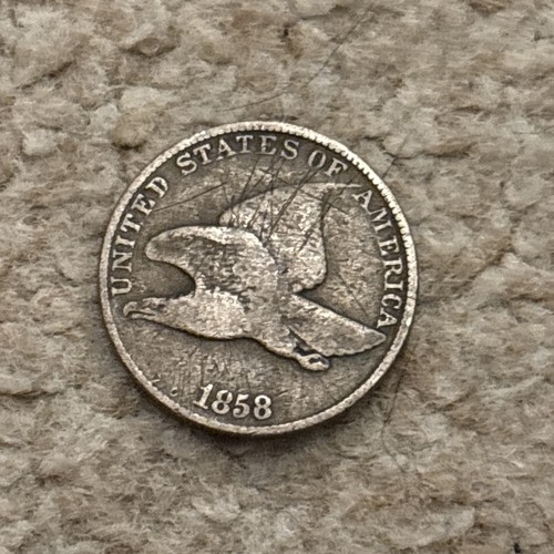 1858 cent coin - us, eagle
